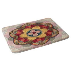 Valentina Ramos In The Garden Cushion Bath Mat Pink - Deny Designs