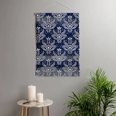Marta Barragan Camarasa Pattern Indigo Wall Hanging Portrait Blue - Deny Designs 3 Marta Barragan Camarasa Pattern Indigo Wall Hanging Portrait Blue - Deny Designs