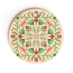 Pimlada Phuapradit Winter Foliage Baubles Cutting Board - Round 7 Pimlada Phuapradit Winter Foliage Baubles Cutting Board - Round -Deny Designs Shop GUEST fdd3cc58 597f 4322 be27 ac074a657c5c