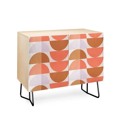 ThirtyOne Illustrations Plum And Tangerine Credenza - Deny Designs 4 ThirtyOne Illustrations Plum And Tangerine Credenza - Deny Designs - Image 2