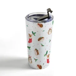 Ninola Design Hedgehog Yuletide 20 Oz Stainless Steel Travel Mug - Deny Designs -Deny Designs Shop GUEST fe9b8799 8d95 463a 95d0 842e7585dcbc
