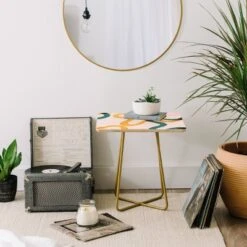 ThirtyOne Illustrations Streamers Side Table - Deny Designs -Deny Designs Shop GUEST ff4b3d5e d8b1 4185 b5fe 48c1aff37c54