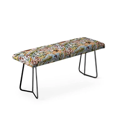 Marta Barragan Camarasa Butterflies In The Meadow Bench - Deny Designs 3 Marta Barragan Camarasa Butterflies In The Meadow Bench - Deny Designs