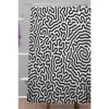 Adam Priester Coral Pattern Shower Curtain Black/White - Deny Designs